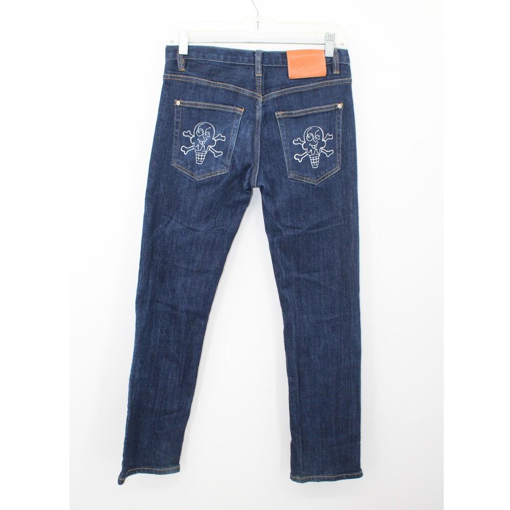 Billionaire Boys Club BBC Icecream Running Dog Jeans Size 30 Dark Blue